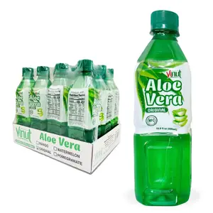 500ml 알로에 베라 주스 음료 VINUT 설탕 추가 없음, 무료 샘플, 개인 상표, 도매 공급 업체 (OEM, ODM)