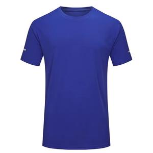 เสื้อยืดโพลีเอสเตอร์ธรรมดายูนิเซ็กซ์ผ้านุ่มให้ความรู้สึกสปอร์ตพิมพ์โลโก้ด้านหน้าแบบกำหนดเอง - Product Image 5