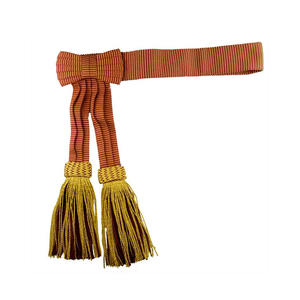 Faja ceremonial de alta calidad, borla de alambre de lingotes hecha a mano, venta al por mayor, cinturón de faja ceremonial de cintura Mylar con sublimación - Product Image 1