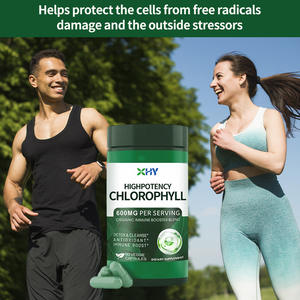Extrait de culotte de capsule de chlorophylle OEM 600mg énergie cellulaire et soutien antioxydant booster du système immunitaire échantillon gratuit - Product Image 4