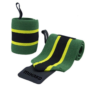 Muñequeras para levantamiento de pesas y gimnasio de 13 pulgadas con logotipo personalizado, muñequeras transpirables con ajuste elástico para levantamiento de pesas al por mayor - Product Image 1