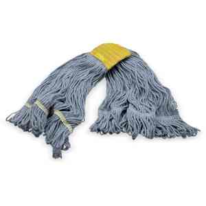 Recambio de fregona Kentucky de limpieza de suelo de algodón estándar de Color personalizado Industrial buena absorción de agua cabeza de fregona de algodón - Product Image 3