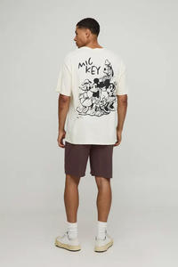 Écran impression numérique hommes 2026 surdimensionné Streetwear T-Shirt 100% coton 200 GSM 240GSM personnalisé Premium couture qualité en gros - Product Image 2