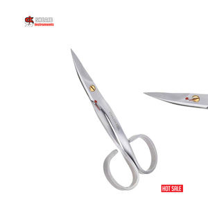 Whole Sale <b>Nail</b> Cuticle Scissor Cippers Trimming Dead Skin Remover Stainless Steel Scissor Trimming Blade Hand Tools threading - Product Image 3