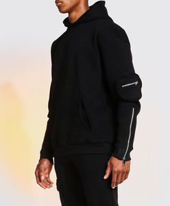 Moda de los hombres de diseño personalizado High Street Casual Sports Boxy Fit Sudadera con capucha y pantalones de chándal conjuntos de chándal Loose Cargo Man Chándal - Product Image 2