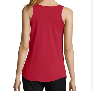 เสื้อกล้ามแขนกุดสไตล์วินเทจของผู้หญิงเสื้อถักพอดีตัวระบายอากาศลำลองสไตล์ใหม่มีลวดลายสีพื้น - Product Image 2