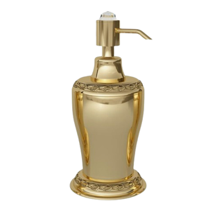 Comptoir de cuisine moderne fini or distributeur de savon liquide pompe à main bouteille Caddy utilisation salle de bain - Product Image 6