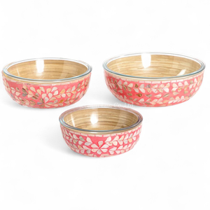 Cuencos de Nácar Hechos a Mano, Cuencos Decorativos con Incrustaciones de Concha Natural, Ecológicos para Uso en Mesa del Hogar - Product Image 2