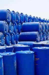 Bidón de HDPE Azul - Contenedor de Plástico de 200 Litros con Tapa Sellada, Varios Tamaños Disponibles - Product Image 3