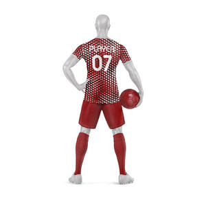 Ensemble de vêtements de football personnalisés en gros, uniformes, nouveau design, maillot de football pour hommes, maillots de football en polyester à séchage rapide, ensemble de maillots de football pas cher - Product Image 5