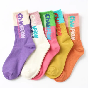 OEM <b>Fashion</b> Color <b>Socks</b> with Bold Prints Durable and Comfortable Great for Streetwear Everyday Outfits Summer Season Style - Product Image 6