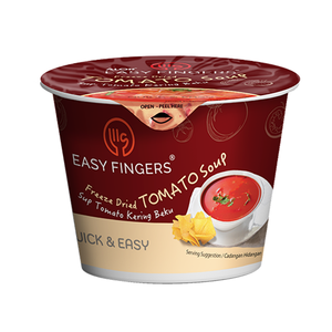 Sopa Liofilizada Instantánea HALAL ALOR, Fácil de Preparar, con Tomate, Patata, Remolacha, Cebolla y Ajo, 30g/Tazón, Preparación en 10 Minutos, Caducidad de 12 Meses - Product Image 2