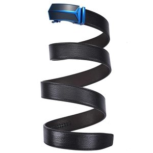 Cinturones de cuero de moda para hombre nuevos de lujo cinturones de vestir de cuero de vaca genuino para hombres de negocios - Product Image 5