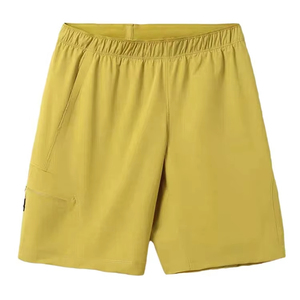 Été Hommes 100% Coton Sports Short Noir Taille Élastique Strings Plage Longueur Genou Troncs Personnalisé Casual Quick Dry - Product Image 1