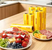 Film alimentaire PVC de haute qualité en rouleau jumbo pour usage industriel, film de conservation pour fruits et légumes