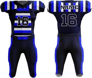 Nuevo Diseño Transpirable de Uniforme de Fútbol Americano de Manga Corta para Invierno, Servicio OEM, Conjuntos de Jersey para Hombre - Product Image 3