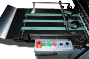 Giấy keo gấp máy tờ rơi gấp Máy Cuốn sách làm Z nhăn tờ rơi gấp máy giấy - Product Image 6