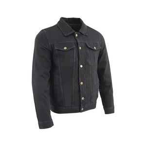 Veste en jean pour hommes sur mesure vêtements d'extérieur anti-rides poids léger vente à chaud veste en jean pour homme avec un matériau durable - Product Image 3