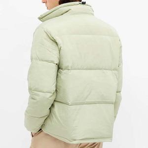 Doudounes surdimensionnées d'hiver pour hommes Veste matelassée à bulles sublimée avec impression de logo personnalisé Vente en gros - Product Image 2