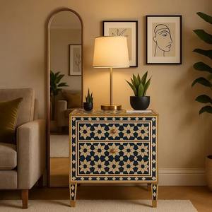 Hot Sale Custom Bone Inlay Storage <b>Drawer</b> Cabinet Designer Handmade Furniture for Villas Hotels and Apartments At Best Price - Product Image 1