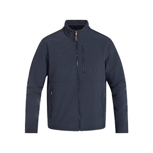 Wholesale Bomber Jacket Stand Collar Zipper Windproof Breathable Thick Microfleece Plus Size Unisex Adults Softshell jacket - Product Image 5