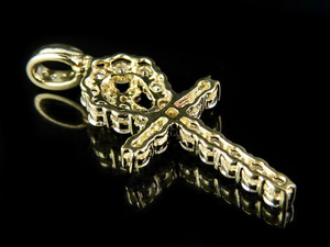 Style Hip Hop personnalisé Moissanite diamant clouté en argent S925 croix pendentif pour hommes femmes bijoux - Product Image 6