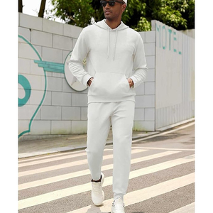 Conjunto de 2 piezas de chándal para hombre, sudaderas con capucha y pantalones deportivos, conjuntos de jogging atléticos, informales - Product Image 5