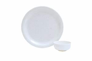 Service de vaisselle en mélamine de qualité supérieure, 18 ou 22 pièces, blanc, pour hôtel, multi-usages, qualité restaurant - Product Image 6