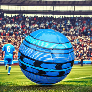 Balón de fútbol de TPU impreso con logotipo personalizable de calidad superior, caucho de PVC PU cosido a mano para entrenamiento y Partido de deportes al aire libre - Product Image 3