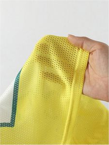 T-shirt en maille Boxy surdimensionné à manches courtes pour hommes, avec logo personnalisé, 100% polyester, sublimation, col en V - Product Image 4