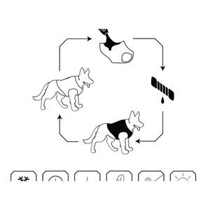 Chaleco Refrigerante de Lujo para Perros Legacy Paws con Licencia del Ejército de EE. UU., Edición Gris de Lujo Transpirable con Patrón de Puntos y Material de Malla - Product Image 4