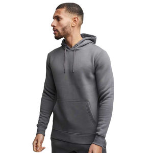 Sudaderas con capucha transpirables para hombre, sudaderas con capucha teñidas de color sólido de algodón 100% para hombre - Product Image 3