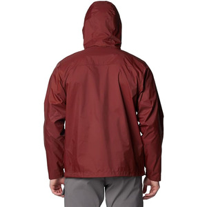 Chaquetas de lluvia al aire libre para hombres Color azul personalizado con capucha con revestimiento de bolsillo de cuello alto subido por Dress Sports - Product Image 2
