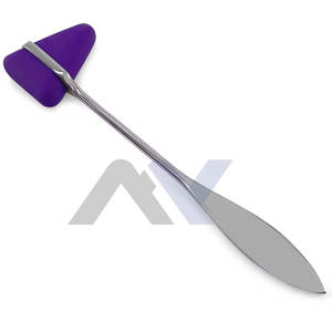 Martillo de Reflejos Taylor en Forma de T con Cabeza de Goma Morada, Herramienta de Percusión para Diagnóstico Médico para Exámenes Neurológicos y Cuidado Personal - Product Image 6
