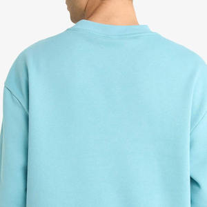 Sudadera polar con cuello redondo para hombre, tejido de poliéster, textura cálida, ajuste Regular, puños acanalados, sensación acogedora, manga larga, suave y ajustable - Product Image 5