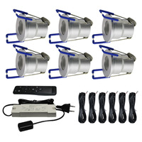 12V Mini LED Downlight Angle Réglable Plafond Spot Cabinet Vitrine Salon Intérieur Lampe
