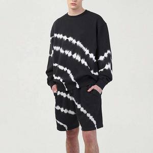 Vente en gros d'été respirant pour hommes ensembles de shorts et de chemises décontractés ensemble d'été pour hommes de couleur unie 100% fibre de bambou - Product Image 1