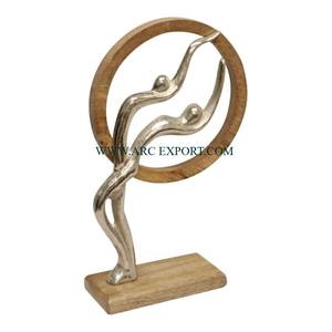 Gold Shiny Polished Attractive Sculpture Home Tabletop Decorative Object Sculpture Minimalist Design Gifting Sculpture Supply - Product Image 3