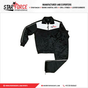 Survêtements tendance à épaules tombantes ensemble de jogging lourd avec poches kangourou pour hommes sweat à capuche zippé surdimensionné avec logo brodé - Product Image 4