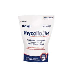 Mycolio Lite – Toallitas de Recarga con 70% de Alcohol Isopropílico |   160 toallitas por paquete de recarga |   Toallitas de Limpieza Multiusos - Product Image 2