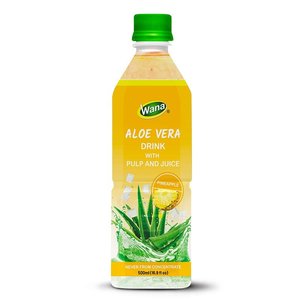 Botella para mascotas de 500ml de calidad superior, fabricación de jugo de Aloe Vera, bebida con pulpa OEM o etiqueta privada de Vietnam - Product Image 3