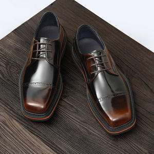 Zapatos Oxford de Cuero Vacuno de Primera Calidad con Tacón Acolchado y Diseño Antideslizante, Zapatos de Vestir para Caballeros - Product Image 3