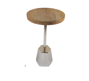 โต๊ะข้างเตียงทรงกลมชุบทองสำหรับตกแต่งบ้านทำโลโก้ตามสั่งเฟอร์นิเจอร์ห้องนั่งเล่น - Product Image 5