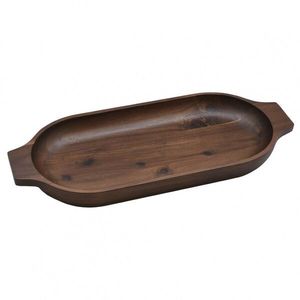 Plateau en bois fait main rectangulaire de couleur naturelle avec poignée pour la décoration de restaurant et de maison-Directement du fabricant et du fournisseur - Product Image 5