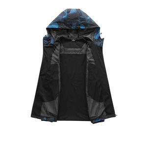 Nouveauté Manteau de pluie pour homme de qualité supérieure, veste coupe-vent imperméable avec logo personnalisé et tissu en toile - Product Image 5