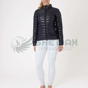 Elegante chaqueta de montar para mujer diseñada con tela transpirable silueta delgada costura duradera y comodidad ligera a la venta - Product Image 5