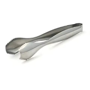 Kitchen Bar Accessories <b>Stainless</b> <b>Steel</b> Metal Serving Small Silver <b>Ice</b> <b>Cube</b> Tongs Serving Utensils for Parties - Product Image 4