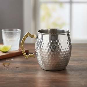 Bouteille en aluminium de 450 ml, design vintage, avec impression de 8 cm, durable et de style promotionnel - Product Image 2