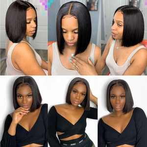Vietnamese SSD Full Lace Glueless Virgin Double Drawn Smooth Cuticle Aligned Long <b>Bob</b> <b>Wig</b> 100% Human Hair Cheap Wholesale - Product Image 6
