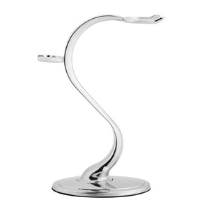 Soporte de brocha de afeitar Manual de alta calidad para hombres con soporte de maquinilla de afeitar de acero inoxidable para salón, hogar o uso de viaje al por mayor - Product Image 2